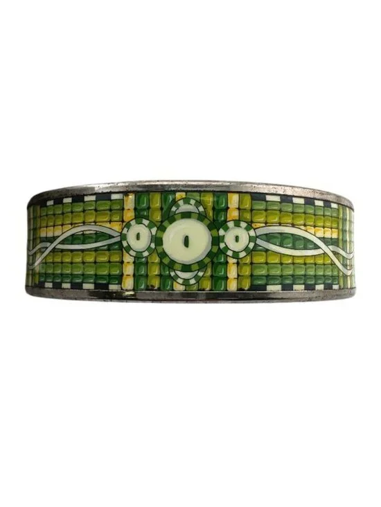 Hermes Cloisonne Bracelet Enamel GM Bangle - Picture 5 of 8